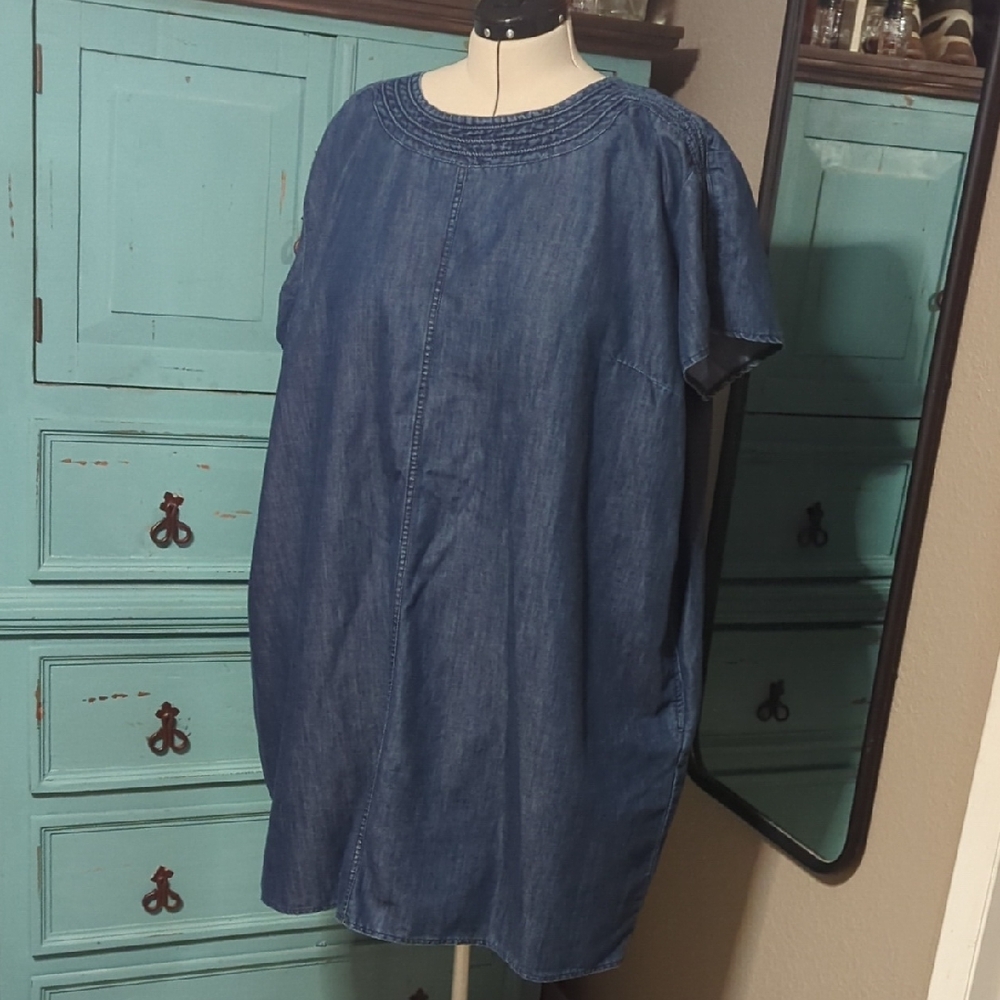 Martha Stewart Classic Blue Midi Dress